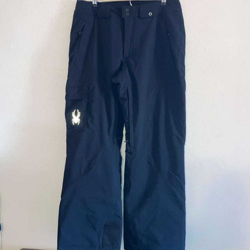 Men’s Spyder Ski/Snowboard pants. Size Medium black w/ 3M Thinsulate